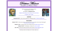 Desktop Screenshot of destinemanor.artchicks.org